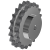 Duplex sprockets with hardened teeth 12B-2 - Sprockets for roller chains with hardened teeth