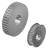 Pulegge dentate foro T/L ''PCB'' 14M-37 - Pulegge dentate ''PCB'' a bussola conica per cinghie synchrochain