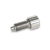 GN514 - Stainless Steel-Locking Plungers, Type AN, without lock nut, with stainless steel knob