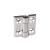 GN237.3 A - Stainless Steel-Heavy duty hinges, Type A, with bores for countersunk screws