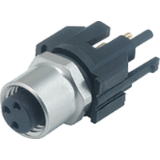 M8, series 718, Automation Technology - Sensors and Actuators - female panel mount connector
