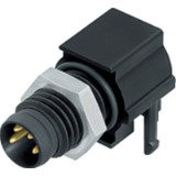 M8, series 718, Automation Technology - Sensors and Actuators - ---male angled panel mount connector