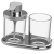 Nia soap dispenser and glass holder - Sanitary accessories