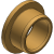 GB.25 - Flanged Guide Bushing bronze with solid lubricant