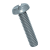 BN 344 - Slotted pan head machine screws (DIN 85 A, ~ISO 1580), 4.8, zinc plated blue