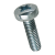 BN 3334 - Pozi pan head machine screws form Z (DIN 7985 A, ~ISO 7045), 4.8, zinc plated blue
