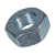 BN 137 - Hex nuts ~0,8d metric fine thread (DIN 934; ~ISO 8673), cl. 8, zinc plated blue