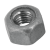 BN 2078 - Prevailing torque type hex lock nuts type FS all-metal (ISO 7042), cl. 8, hot dip galvanized