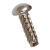 BN 896 - Hammer drive screws type U round head (~UNI 7346), steel case-hardened, nickel plated