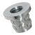 BN 241 - Drive-in nuts for wood, plastic and metall (Rampa® TS), steel, zinc plated blue