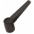 BN 3048 - Clamping levers with brass boss and tapped blind hole (FASTEKS® FAL), reinforced polyamide, black