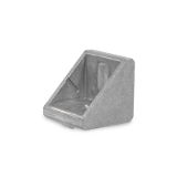 GN 30b Angle Brackets, Aluminum, for Aluminum Profiles (b-Modular System), with or without Accessory