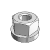 SFN-1 - Lock & Flange Nut - Metal with Flange