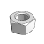 ROC-4181-029 - Standard Hex Nuts - Metal
