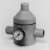 PVC-U/EPDM - Pressure reducer Typ V182