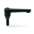 GN 302 - Flat adjustable hand levers, Zinc die casting, threaded stud Steel