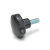 GN 6336.4 - Star Knobs, Type SK, Plastic, Threaded Stud Steel