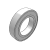 CA03AB - Ceramic bearings, double-sided sealing ring type, standard type/full ball type