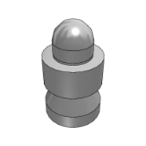 BR30A_F - 定位销-螺栓固定型·环槽型/切口型/平面加工型-大/小头球面型