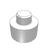 BR61A_B - 支柱销-树脂小头型·P、L尺寸指定型·平头型/球面型