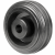 RBN - Black Rubber Bandwheel - Heavy load up to 215 kg. Simplified view
