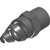 UZUJP - Clog-resistant Wide-angle Full Cone Spray Nozzles
