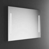 FIUME EASY - Mirror with satinated aluminum frame