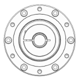RGU1610A-C300-A90_14 - Input shaft hole diameter-14