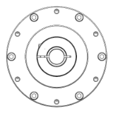 RGU2510A-C150_19 - Input shaft hole diameter-19