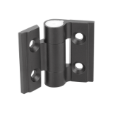 K1195 - Hinges aluminium, with adjustable friction