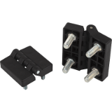 K1006 - Hinges plastic with fastening screw