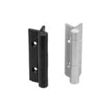 K1179 - Spring hinges aluminium profile tension spring hinges, 0.35 Nm