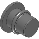 UT/FEFG - Blind rivet nuts flat head, round shank, closed end