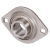 MAE-K-FLL-SSBPFL - Ball Flange Bearings SSBPFL, Two-Part Steel Sheet, Stainless Steel