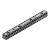 SSHZL - Guide di scorrimento per carico extra pesante, in acciaio inox con fermo in resina/rotaia intercambiabile con precarico ridotto, dimensione L specificabile