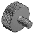 NOOSAF, NKOSAF - Thick Knurled Knobs L Dimension Specified Type