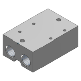 VV3QZ32 - 3/2-Wege-Elektromagnetventil / Rohrversion / Mehrfachanschlussplatte