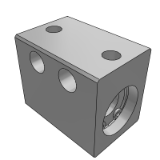 ADHS - Linear bearing box unit-Heightening square type / Single lining type