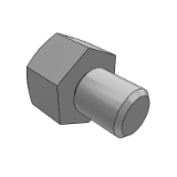 CCCHL,CCCHLJ - Steel Ball Roller (For Ball Upward) Stainless Steel, Resin, Cutting Type Hexagon Bolt Type