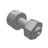 CCCHN - Ball roller/unit (roller upward) Stainless steel and resin cutting type Nut fixed type