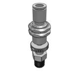 FBMESD,FBMESE,FBMESF - Suction cups and accessories - precision - conventional vacuum suction cups (assemblies) - spring side vacuum ports - quick connector type