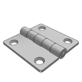 GAFEOZ - flat type/Cone hole shape（Core-pulling square）/Stainless steel butterfly hinge