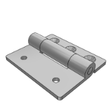 GAFGOY - Left and right offset type（Round hole+The pass of the cone）/Stainless steel butterfly hinge