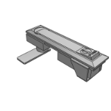 GAAXTGL - Plane lock - lock cylinder integrated button - handle press rotary