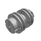 SDAB-42C - Double Disk Type Coupling / Clamp Type / Lengthy Middle Body Type