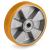 65ALSC - "TR" polyurethane wheels, aluminium centre, hub with balle bearing facilities