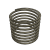 AF - Round wire spring (maximum compression 45%)