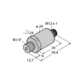 100000343 - Pressure Transmitter, With Voltage Output (3-Wire)