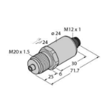 100019845 - Pressure Transmitter, With Current Output (2-Wire)