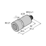 100003644 - Pressure Transmitter, With Voltage Output (3-Wire)